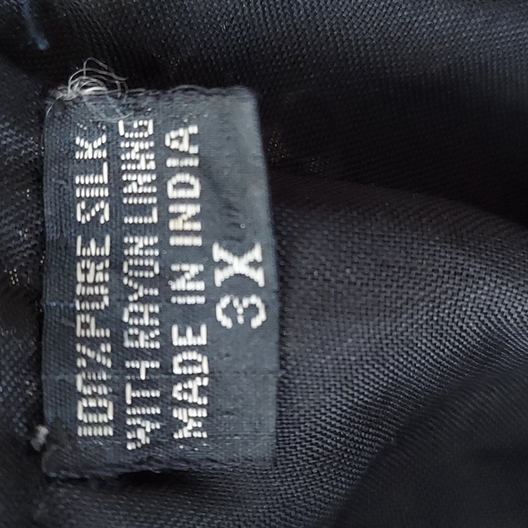 Vintage Jakelin Designs Floral Sequins & Beaded Top Size 3X Black - Picture 13 of 16